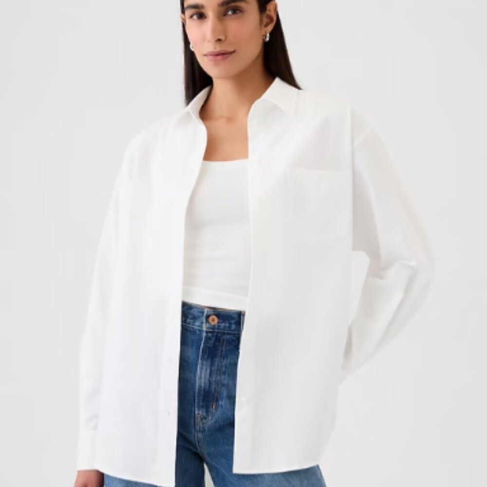 GAP Big Shirt NWT White/Medium